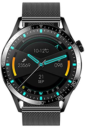 ESSONIO SK17 Smart Watch Sportuhr Smartwatch IP68 Wasserdicht Fitness Tracker Pulsmesser Schlafüberwachung Stoppuhr Musiksteuerung Für Damen Herren Für Ios und Android
