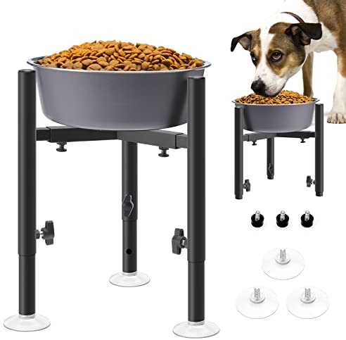 CSD Support de gamelle pour Chien – Support de gamelle surélevé pour Animal de Compagnie – Support de gamelle pour Chien – Support réglable pour Toutes Les Races de Chiens