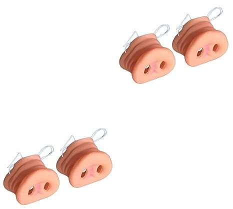 ibasenice 12 Stk Tierische Nasenmaske Gummiband Schweinenase Schweinenasenmaske Holloween-party-requisite Halloween-party-requisite Cosplay Schweinenase Kleidung Gesichtsmaske