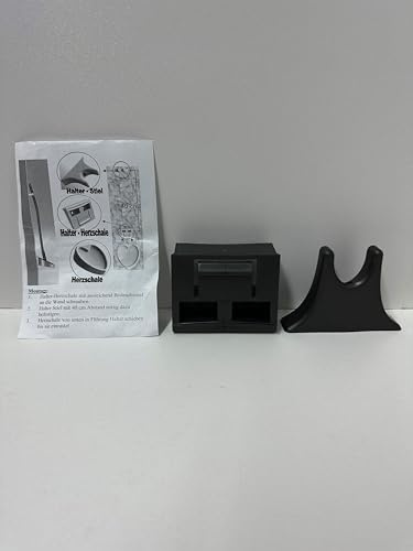 proWIN Wandbefestigung für WC-Cleaner Herzilein anthrazit/metallic