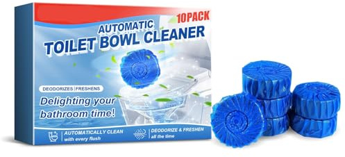 Spülkasten Tabs, Wasserkastenwürfel WC Reinigungswürfel Spülkastentabs für den Spülkasten im Vorratspack, WC Tabs färben das Wasser blau, Sorgen für Frische Sauberkeit (Blue, One Size)
