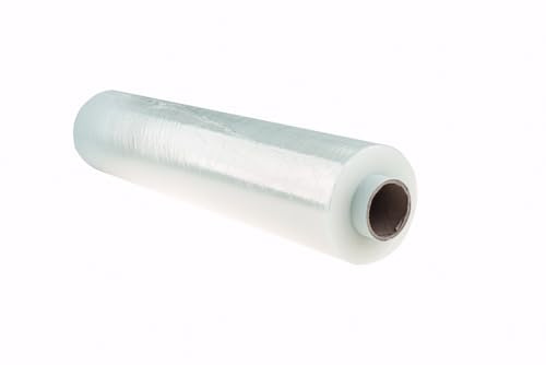OFFICE PRODUCTS Stretchfolie transparent folie 1 rulle/handstretchfolie/291 m – 50 cm/3 kg netto 23 my hand flyttfolie/stretchfolie/lindfolie förpackningsfolie och flytt/förpackningsfolie