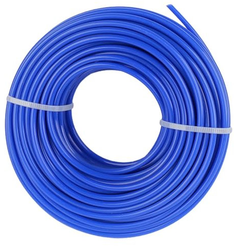 Trimmer Lines, Strimmer Wires, Durable, Flexible Nylon Cord for Grass Cutting, Weed Trimming & Garden Maintenance, Easy to Install, Universal Fit for Electric & Petrol Strimmers (3mm x 15 Meters)