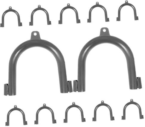 iplusmile 12stücke U-form Schlauchhalter Für Waschmaschinenablauf Ablaufschlauchbefestigung Waschschlauchführung Zubehör Für Waschmaschine