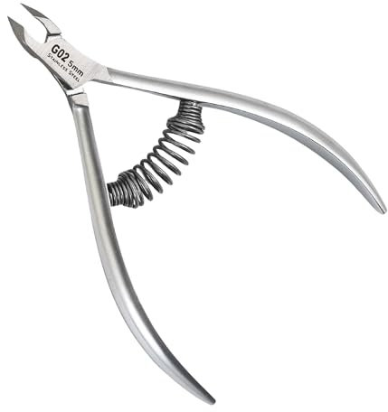 Tronchesino professionale per cuticole per unghie, strumento per tagliare cuticole, in acciaio inox, per unghie di mani e piedi