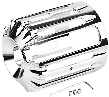Coperchio filtro olio moto in alluminio CNC, griglia olio universale per tutti, lega lavorata CNC ad alta resistenza con finitura cromata, tappo filtro olio riutilizzabile per