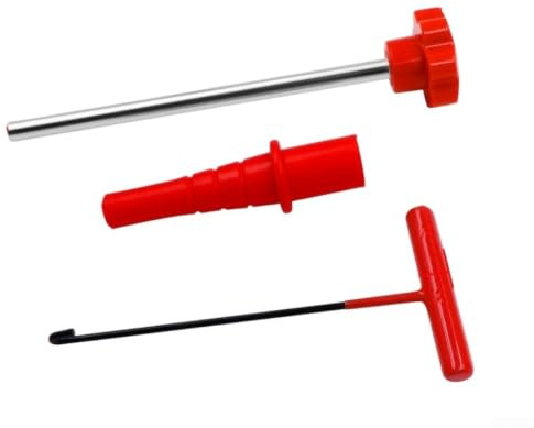 Kit de herramientas de instalación de núcleo de válvula de neumático, conjunto de reparación de vástago de válvula de 0.453 pulgadas para mantenimiento de neumáticos en la llanta y reemplazo de