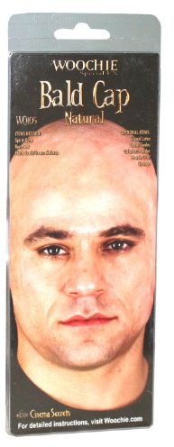 Eulenspiegel 999431 - Latex-Maske Glatze, Schminken, Karneval, Halloween, Motto-Party | Glatzenmaske für realistische Verwandlungen, für Karneval, Halloween & Mottopartys