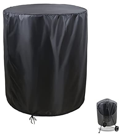 Iptienda Kettle Grill Cover, 70x96cm Charcoal BBQ Cover Waterproof for Weber Kettle Grill Charbroil Nexgrill, Outdoor Smoker Covers for Camping Backyard Gathering