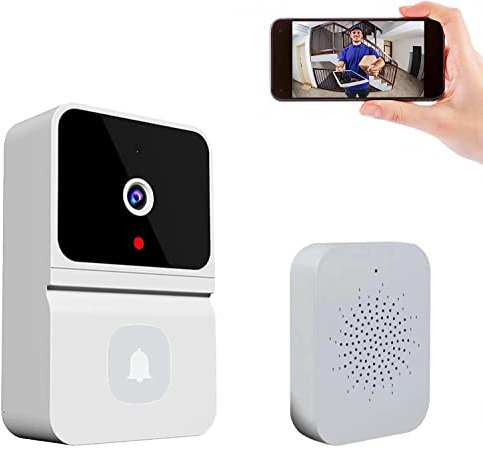 Campanello senza fili con telecamera videocitofono senza fili Campanello esterno impermeabile vec visione notturna 450P videocitofono archiviazione cloud audio bidirezionale allarme antifurto