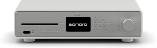 sonoro Maestro Quantum - Ricevitore HiFi con lettore CD, Bluetooth e radio Internet, colore: Bianco opaco