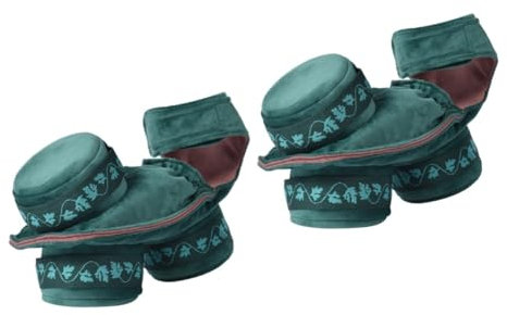 Gatuida 2 Stk Moxibustion-sets Akupunkt-massagegerät Moxa Moxibustion Stoffbezug Chinesische Moxibustion-abdeckung Ohne T-werkzeug Brenner Werkzeuge Box-abdeckung Moxibustion Kleidung Samt