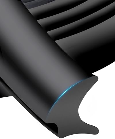 Upgrade RV Window Seal - 0.5 x 0.275inch Waterproof Rv Rubber Seal Strip, Car Window Glass Edge Weather Stripping, Windshield Locking Gasket for Camper Marine Boat Truck, 20FT