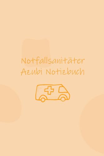 Notfallsanitäter Azubi Notizbuch | Notizbuch mit linierten Punkten für Auszubildende im Rettungsdienst