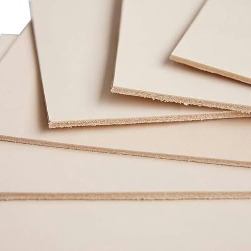 Äkta Kohud Läder Material 3,5 Mm Tjock Vegetabilisk Garvad Läder Fullkornsbitar Remsa För Diy Handgjord Konsthantverk, Thick 2mm, 30cm x 30cm