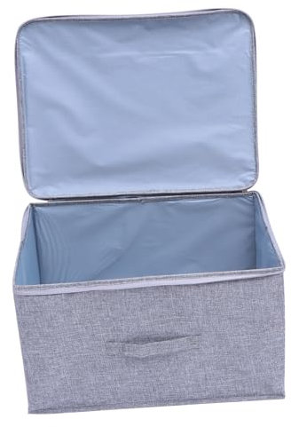 Cabilock Caja de Almacenamiento Gran Capacidad con Organizador Ropa y Edredones Color