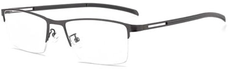JIETIAN Outdoor Smart Photochromic Sonnenbrille, Ultra Light Metal Frames Men's HD Aspheric Resin Lenses Reading Glasses/UV400,01,+2.0