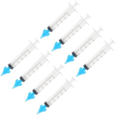 HONITANO Auricolare in Plastica Per Orecchie, Set 4 Pezzi Da 10ml, Strumento Per La Pulizia Delicata Del Canale Uditivo, Adatta a Problemi Di Cerume e Micosi