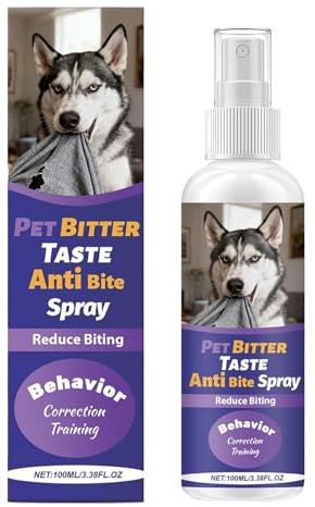 Spray Anti-Mâchonnement,Vaporisateur de Dressage 100 ml | Spray de Dressage pour Animaux de Compagnie - Pour L'Hygiène De Vie La Routine Le Comportement Intérieur Les Soins Et La Protection Du