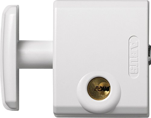 ABUS Fenster-Zusatzsicherung FTS3002 AL0145 - Fensterschloss für nach außen öffnende Fenster, gleichschließend - ABUS-Sicherheitslevel 5 - 31730 - Weiß