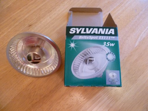 Sylvania brite-spot es 111 - Lámpara halogenuro metálico brite-spot es 111 35w/24 gx10
