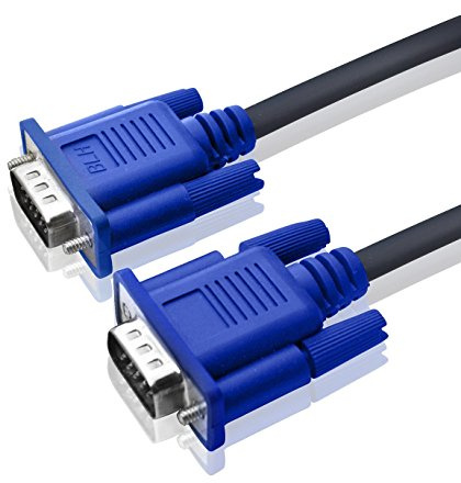 Cable VGA / VGA Male/Male 2 Mètres Noir