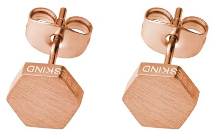 LIEBESKIND BERLIN Damen Ohrstecker – Basic Ohrringe aus Edelstahl – Poliert & mattiert – Kleine Stecker in Silber, Gold, Roségold & Schwarz – Verschiedene Formen – Perfekt für den Alltag