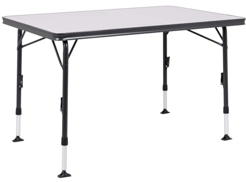 Crespo 1151400 CR ap-272 Tisch, Aluminium, schwarz, 120 x 80 cm