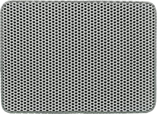 TRIXIE Sieb-Vorleger für Katzentoiletten 40 x 55 cm grau - zweilagige Katzenstreumatte aus formstabilem EVA mit Klettverschluss - 40364