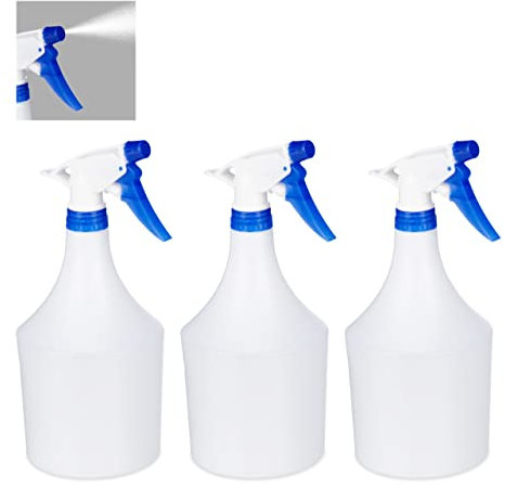 Relaxdays 10027889_45 Sprüher3 Stück Weiß-blau