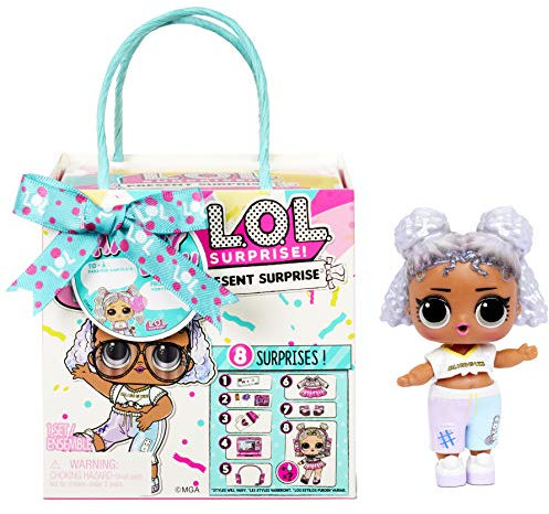 L.O.L. Surprise! Present Surprise Serie 3 Sortiment - 8 Überraschungen, Kleidung & Accessoires, Geburtstagsmotto - Enthält Mode, Schuhe und mehr - Sammlerpuppe