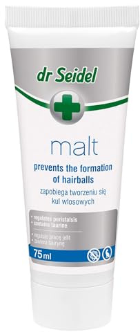 dr Seidel Malt Cat Clivage Paste 75 ml La preparación facilita el transporte de las cerdas de Travers El tubo digestivo del gato