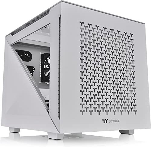 Thermaltake Divider 200 TG Air Snow/Micro ATX Case/PC-Case/Tempered Glass/White