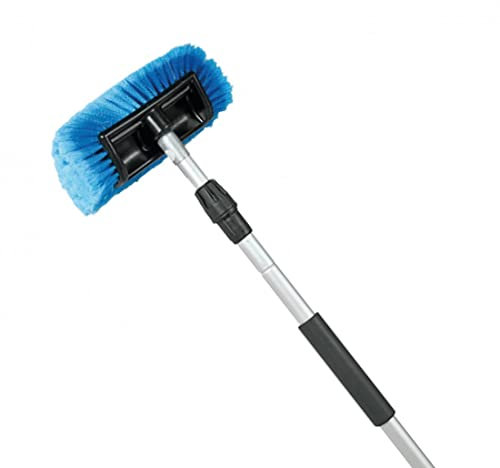 Top Drive Idrospazzola Lavaggio telescopica Flessibile, Anti-graffio con Bordo in Gomma per Proteggere la carrozzeria