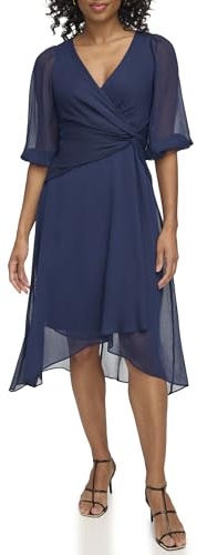 DKNY Women's Dress, Midnight Navy, 12