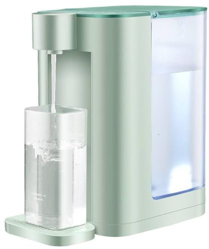 Distributore di acqua calda, bollitore elettrico con funzione di riscaldamento rapido, 5 marce di temperatura e 2 uscite, capacità serbatoio dell'acqua 3 l, ideale per caffè e tè, caldaia ad acqua da