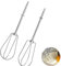 Batidor Eléctrico Accesorios WISIRENT, 2 Accesorios de Batidor de Acero Inoxidable y 2 Espumaderas de Clara de Huevo, Universal Accesorios de Batidor de Mano Adecuado para Batir Huevos, Harina, Nata