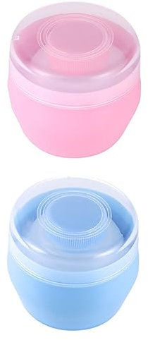 ifundom 2sätze Talkumpuderquastenbox Mit Aufbewahrungsbehälter Für Babypuder Puderquastenbehälter Für Talkumquastenbox Für Babypuder Praktische Aufbewahrungsbox Für Babypuderquaste