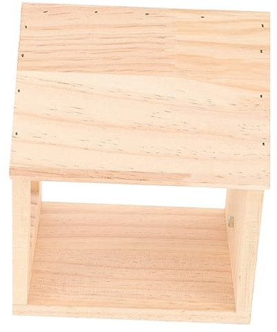 Happyyami Nistkasten Für Wellensittiche Aus Holz Wetterfester Papageien Brutkasten Outdoor Vogelhaus Zum Aufhängen Wiederverwendbarer Nistplatz Für Kleine Vögel Wie Sittiche Und Papageien Ei