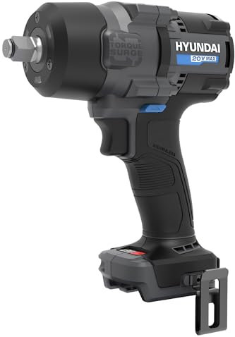 Hyundai Akku-Schlagschrauber IW20X-700 | 20V, bürstenloser Motor | 700 Nm, 0-2800 B/Min | 4 Stufen, 1/2 Außenvierkant-Aufnahme | Lieferumfang: OHNE Akku/Ladgeräte