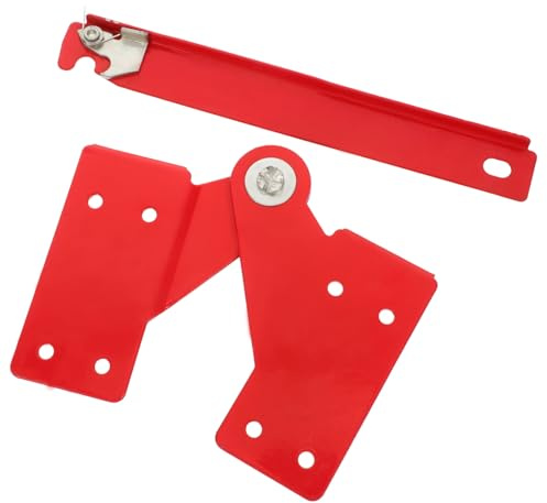 Homoyoyo Aluminum Alloy Elbow Connector for Folding Ladder Joint Attic Ladder Accessories Metal Hinge for Step Parts Sturdy and Metal Folding Joint Connector for Attic Stairs Replacement