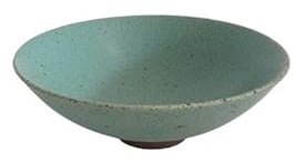 YCCHAH Zuppiera Ciotola in ceramica retrò Ciotola for piatti semplice Piatto freddo Ciotola for riso Ciotola for zuppa Ciotola for noodle misti Stoviglie cinesi Zuppiera In Ceramica(Green)
