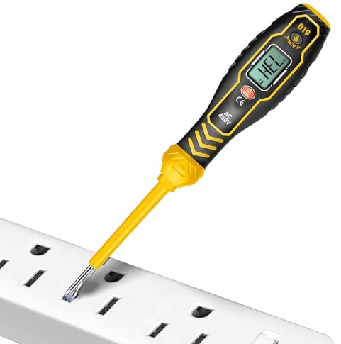 Berührungsloser Spannungsprüfer, hohe Präzision, Batteriebetrieben, Stromkreisdetektor, kompaktes Design für Elektriker, Industrie, Zuhause, Auto-Testing, schnell und effizient