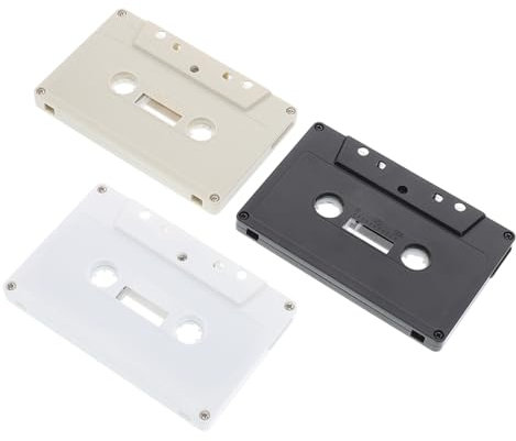 JECOMPRIS 3 Pièces De Décoration De Bande Décor Vintage Cassettes Magnétophone Lecteur De Cassettes Petit Magnétophone Cassette Cassettes De Musique Bandes Mini Lecteur De Cassettes Bande