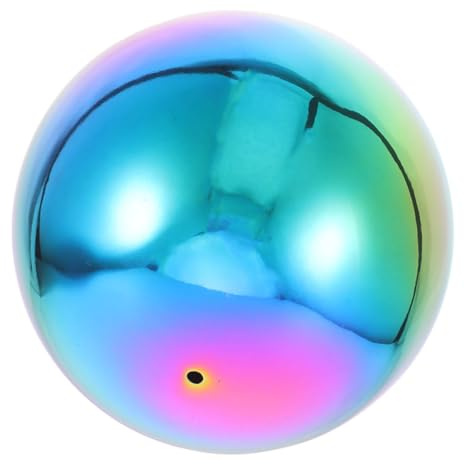KONTONTY Bola de Acero Inoxidable con Espejo Pulido Esfera Hueca Costuras Resistente la Intemperie para Decoración de Jardines y Patios Colorida y Ligera para Fácil Transporte