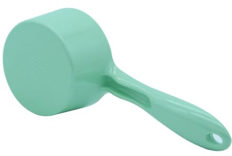 GATHINESS Cuchara Medidora para Comida de Mascotas Tamaño S, Pala para Pienso Perros y Gatos, Plástico de Calidad Alimentaria Color Verde, Herramienta para Alimentación y Medición en Hogar