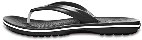 Crocs Crocband Flip, Infradito Unisex - Adulto, Nero, 42/43 EU