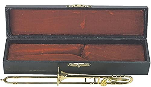 Gewa 980592 Miniaturinstrument Posaune im Etui, ca. 15 cm