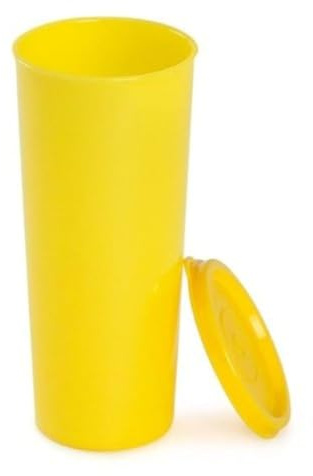 Tupperware Jumbo-Becher aus Kunststoff, gelb, 470 ml, 2 Stück