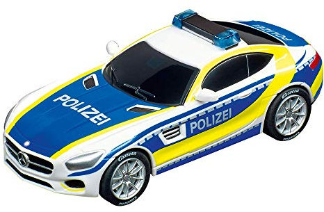 Carrera GO!!! Mercedes-AMG GT Coupé Polizei I Rennbahnen und lizensierte Slotcars | bis zu 2 Spieler | Für Jungs und Mädchen ab 6 Jahren & Erwachsene